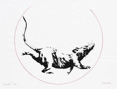 Lot 90 - Banksy (British 1974-), 'GDP Rat Gift Print', 2019