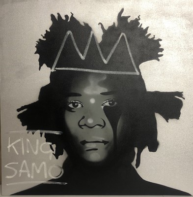 Lot 161a - Pure Evil (British 1968-), 'Jean-Michel Basquiats Nightmare', 2014