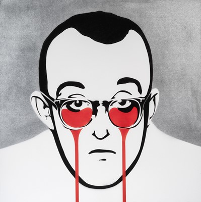 Lot 161b - Pure Evil (British 1968-), 'Keith Haring's Nightmare', 2014