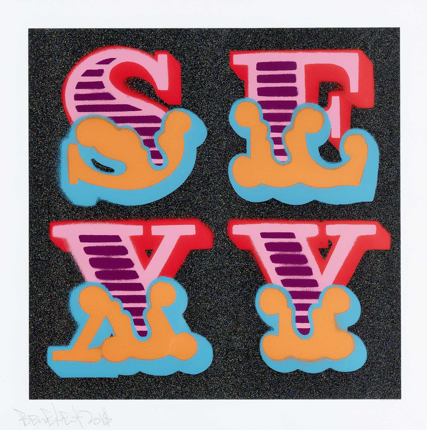 Lot 86 - Ben Eine (British 1970-), 'Sexy', 2018