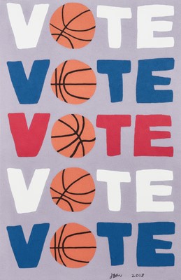 Lot 168 - Jonas Wood (American 1977-), 'Vote', 2018
