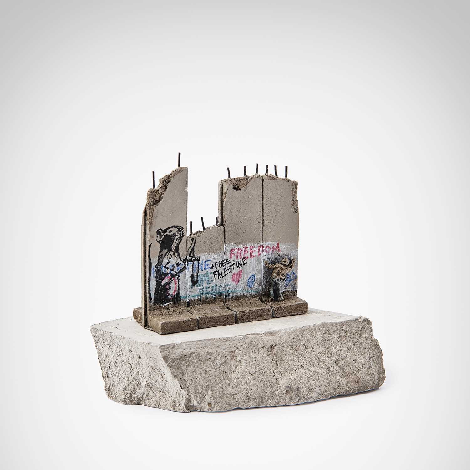 Lot 75 - Banksy (British 1974 -), 'Walled Off Hotel - Slingshot Rat'