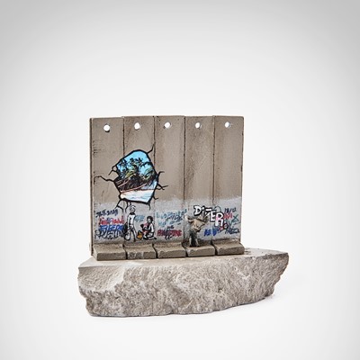 Lot 74 - Banksy (British 1974 -), 'Walled Off Hotel - Beach'