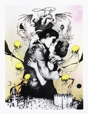 Lot 95 - Dran (French 1979-), 'Amor Es Eterno', 2011