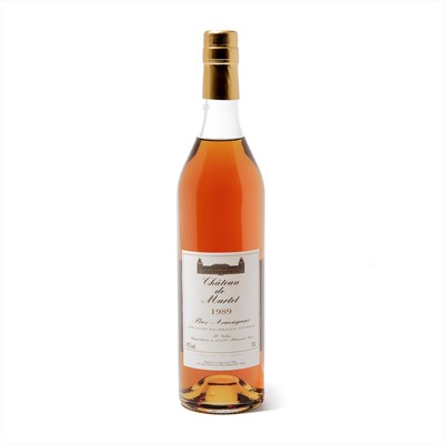 Lot 285 - 6 bottles 1989 Ch de Martet Armagnac