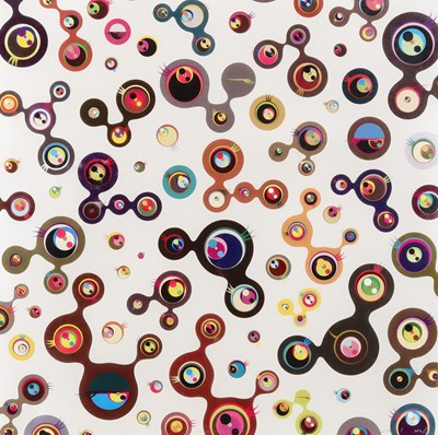 Lot 56 - Takashi Murakami (Japanese 1962-), 'Jellyfish Eyes - White 5', 2006