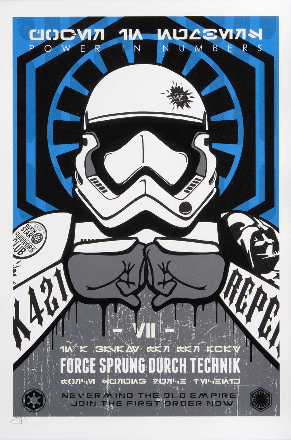Lot 36 - JJ Adams (British 1978-), 'First Order (Jedi & Dark Side)'
