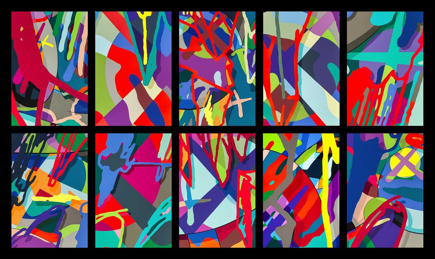 Lot 210 - Kaws (American 1974-), 'Tension', 2019