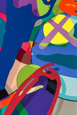 Lot 210 - Kaws (American 1974-), 'Tension', 2019
