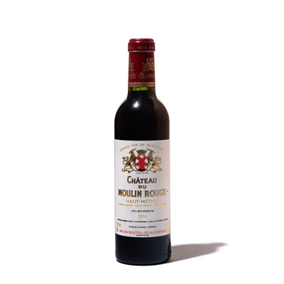 Lot 105 - 24 half-bottles 2014 Ch du Moulin Rouge