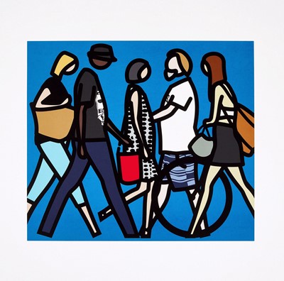Lot 41 - Julian Opie (British 1958-), 'Walking In Melbourne 1', 2018
