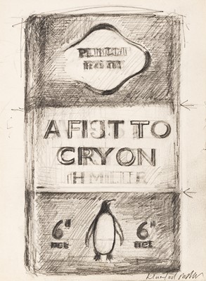 Lot 93 - Harland Miller (British 1964-), 'A Fist To Cry On', 2010