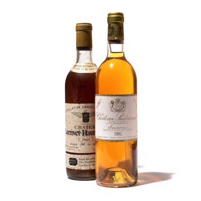 Lot 134 - 2 bottles Mixed White Bordeaux