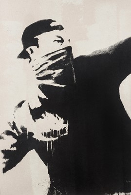 Lot 83 - Banksy (British 1974-), 'Thrower (Grey)', 2019
