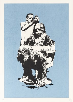Lot 57 - Eelus (British 1979-), 'Chewbarber (Blue)', 2006