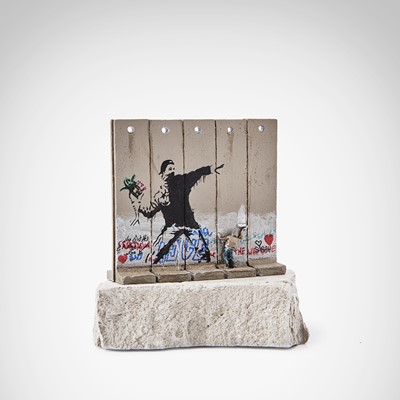 Lot 48 - Banksy (British 1974-), 'Walled Off Hotel - Flower Thrower'