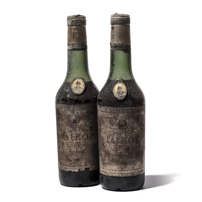 Lot 104 - 2 half-bottles 1961 Ch Talbot