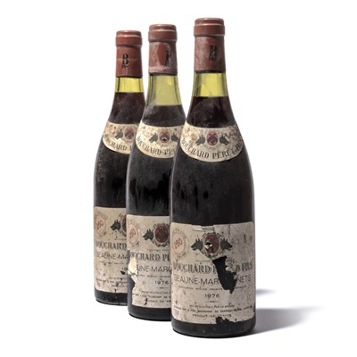 Lot 145 - 11 bottles 1976 Beaune Marconnets Bouchard P&F