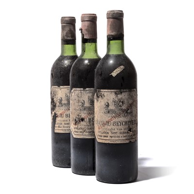 Lot 45 - 11 bottles 1973 Ch Beychevelle