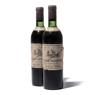 Lot 55 - 12 bottles 1971 Ch Beychevelle