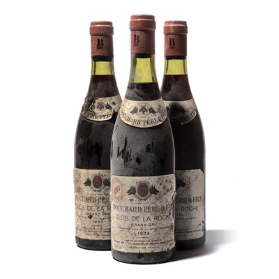 Lot 155 - 12 bottles 1974 Clos de la Roche Bouchard P&F