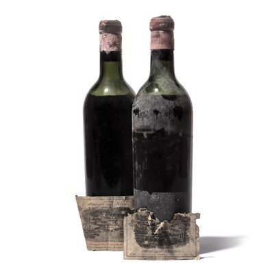 Lot 95 - 2 bottles 1945 Ch Lafite-Rothschild