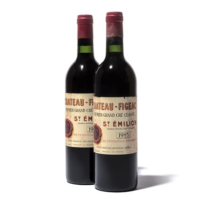 Lot 100 - 2 bottles 1985 Ch Figeac