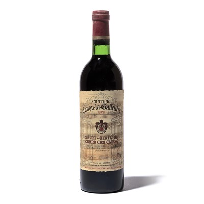 Lot 63 - 12 bottles 1978 Ch Canon la Gaffeliere