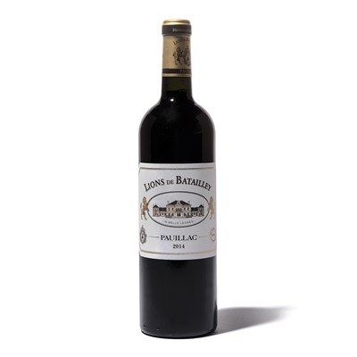 Lot 123 - 6 bottles 2014 Les Lions de Batailley