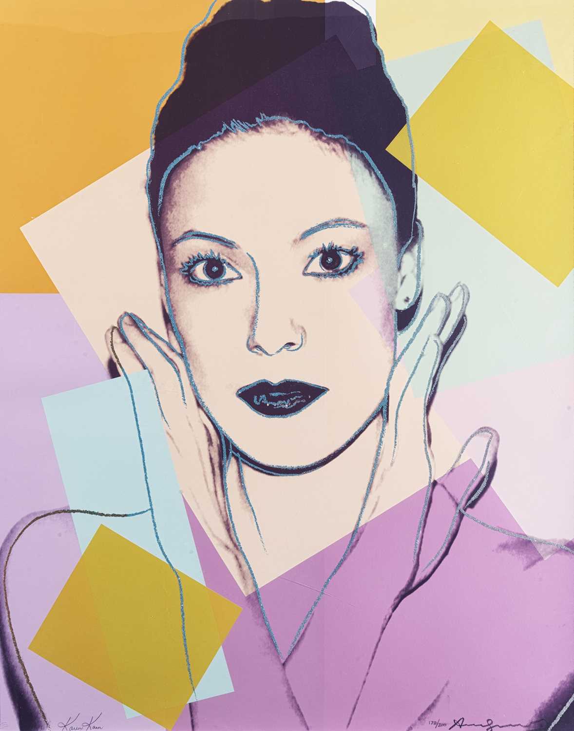 Lot 120 - Andy Warhol (American 1928-1987), 'Karen Kain', 1980