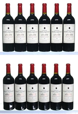 Lot 327 - 12 bottles 2005 Ch Berliquet