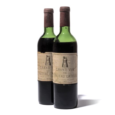 Lot 98 - 2 bottles 1971 Ch Latour