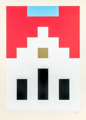 Lot 124 - Invader (French 1969-), 'Marlboro', 2014