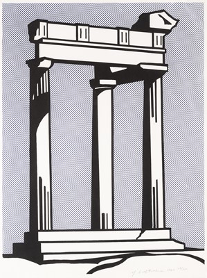 Lot 105 - Roy Lichtenstein (American 1923-1997), 'Temple', 1964