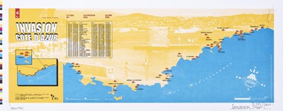Lot 122 - Invader (French 1969-), 'Cote d'Azur', 2007