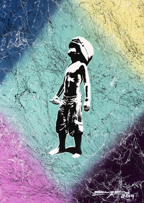 Lot 72 - Schoony (British 1974-), 'Boy Soldier', 2019