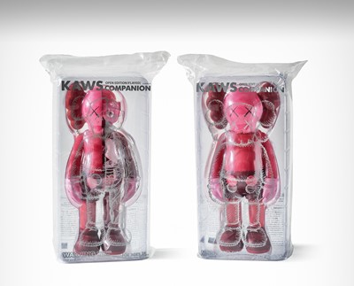 Lot 65 - Kaws (American 1974-), 'Kaws Blush Companion (Flayed & Standard)', 2017