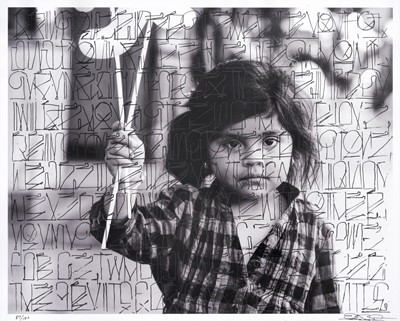 Lot 114 - Retna (American 1979-), 'Future In Her Eyes', 2010