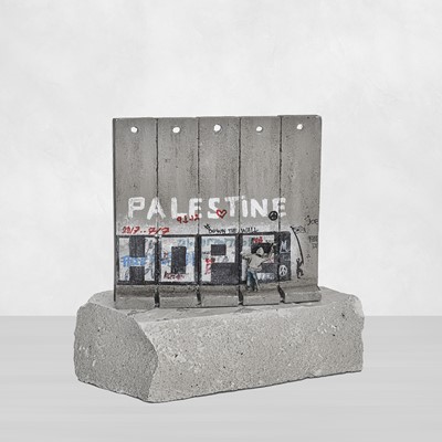 Lot 66 - Banksy (British 1974-), Walled Off Hotel - Five-Part Souvenir Wall Section (Hope)
