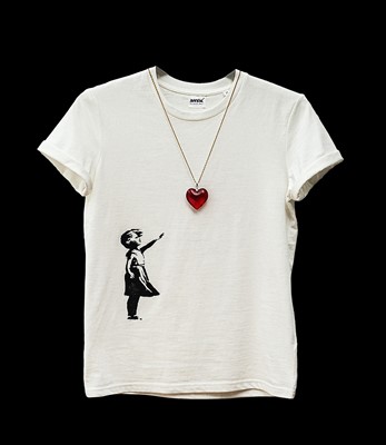 Lot 182 - Banksy (British 1974-), 'Balloon Tee', 2019