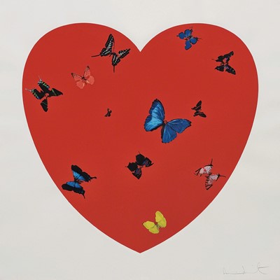 Lot 14 - Damien Hirst (British 1965-), 'All You Need Is Love Love Love', 2008