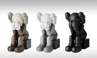 Lot 188 - Kaws (American 1974-), 'Passing Through (Grey, Brown & Black)', 2018