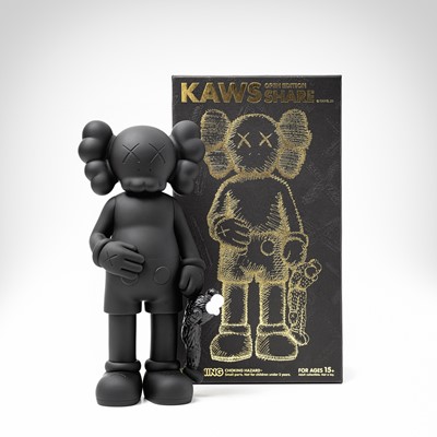 Lot 101 - Kaws (American 1974-), 'Share (Black)', 2020