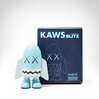 Lot 95 - Kaws (American 1974-), 'Blitz (Blue)', 2004