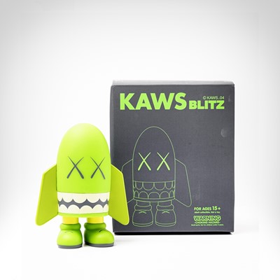 Lot 96 - Kaws (American 1974-), 'Blitz (Green)', 2004