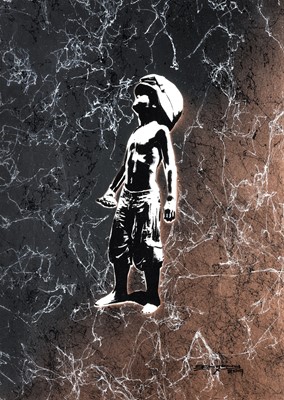 Lot 45 - Schoony (British 1974-), 'Boy Soldier', 2019