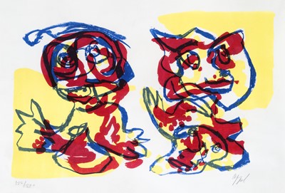 Lot 27 - Karel Appel (Dutch 1921-2006), 'Untitled', circa 1965