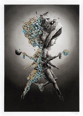 Lot 250 - Pez (French) 'Alter Ego (Gold Variant)', 2017