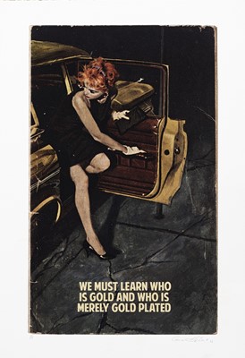 Lot 18 - Connor Brothers (British Duo), 'We Must Learn Who Is Gold And Who Is Merely Gold Plated', 2016