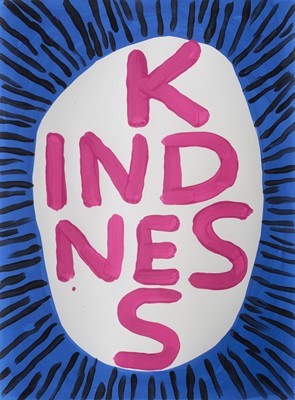 Lot 134 - David Shrigley (British 1968-), 'Kindness', 2018